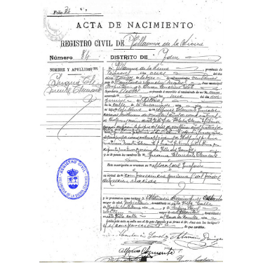 Acta de nacimiento española para traducción jurada MAEC válida en extranjería