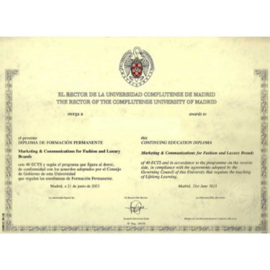 Traducción jurada de diploma o título universitario realizada por traductor jurado acreditado por el MAEC